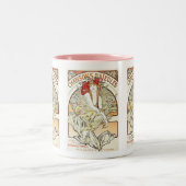 Chansons d’aieules , Alfons Mucha 1898 ツートーンマグカップ (中央)