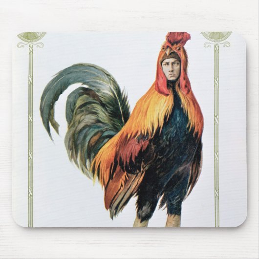 「ChanteclerのLucien Guitry マウスパッド (正面)