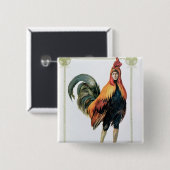 「ChanteclerのLucien Guitry 缶バッジ (正面&裏面)