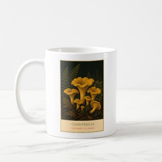 Chanterelle – Vintage Botanical Mug コーヒーマグカップ (左)
