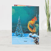 chanticleerは休日再度ここにいます シーズンカード (裏面)