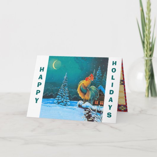 chanticleer、幸せな休日 シーズンカード (正面)