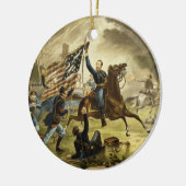 Chantillyの戦いのKearny's Charge大将 セラミックオーナメント (左)