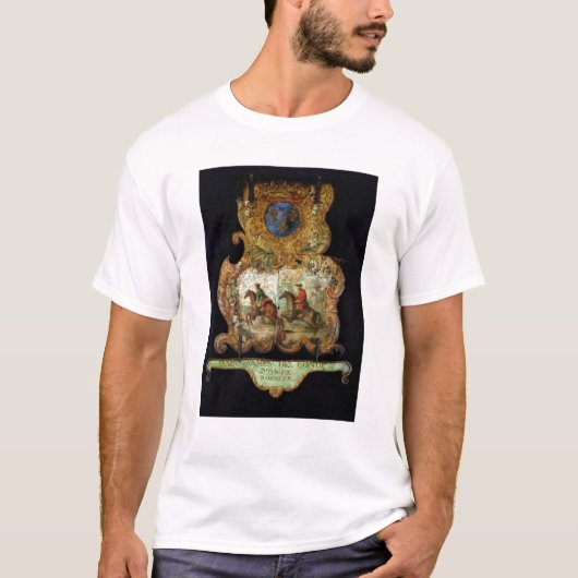 Chantillyの王室のな郵便のための印 Tシャツ (正面)
