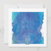 Chanukah Lights Holiday Card シーズンカード (裏面)