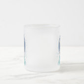 Chanukah Snow Globe フロストグラスマグカップ (中央)