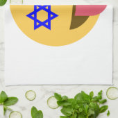 chanukkah hanukkah絵文字 キッチンタオル (折り畳み)