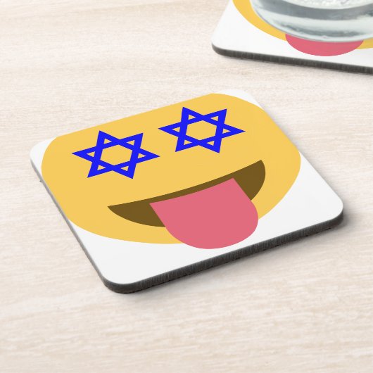 chanukkah hanukkah絵文字 コースター (左側)