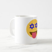 chanukkah hanukkah絵文字 コーヒーマグカップ (正面左)