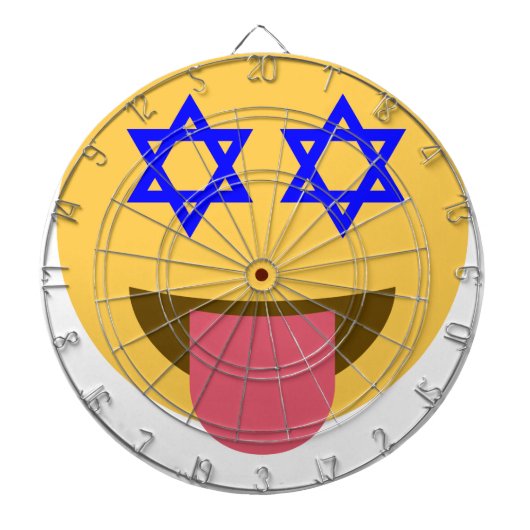 chanukkah hanukkah絵文字 ダーツボード (正面)