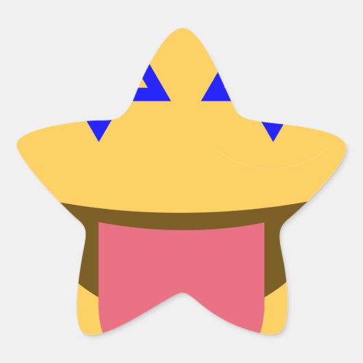 chanukkah hanukkah絵文字 星シール (正面)