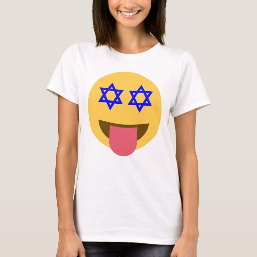 chanukkah hanukkah絵文字 tシャツ (正面)