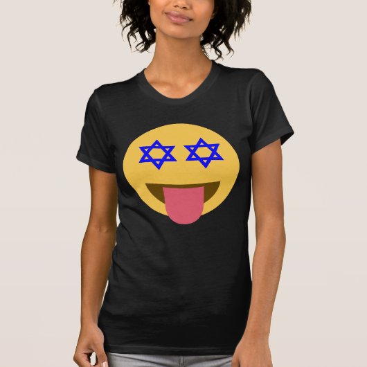 chanukkah hanukkah絵文字 tシャツ (正面)
