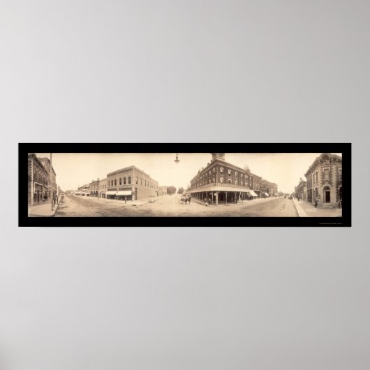 Chanute, Kansas写真1909 ポスター (正面)