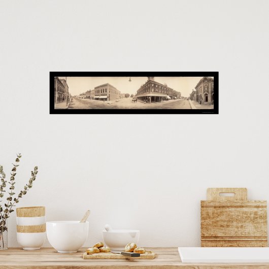 Chanute, Kansas写真1909 ポスター (キッチン)