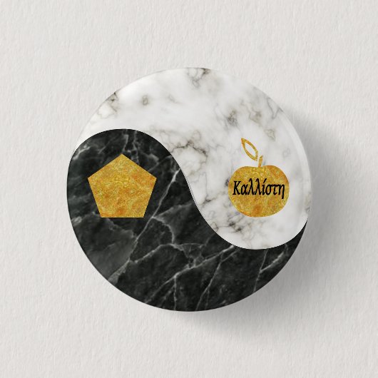 Chao神聖なボタン 缶バッジ (正面)