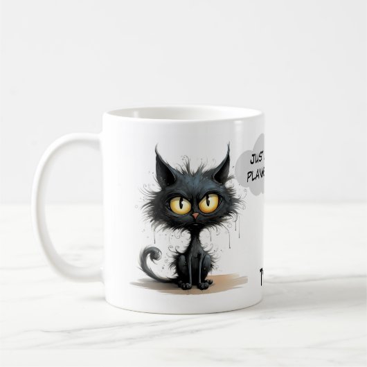 Chaos Cat Mug – Alysm: One Part Brilliance コーヒーマグカップ (左)
