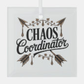 Chaos Coordinator ガラスオーナメント (正面)