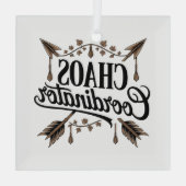 Chaos Coordinator ガラスオーナメント (裏面)