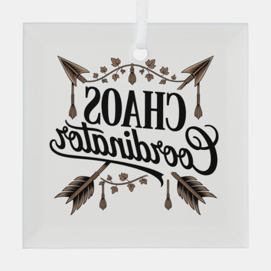 Chaos Coordinator ガラスオーナメント (裏面)