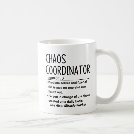 Chaos coordinator  コーヒーマグカップ (右)