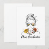 Chaos Coordinator﻿ サンキューカード (正面/裏面)