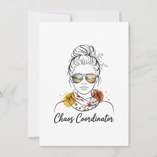 Chaos Coordinator﻿ サンキューカード (正面)