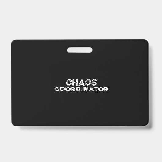 chaos coordinator バッジ (表面)