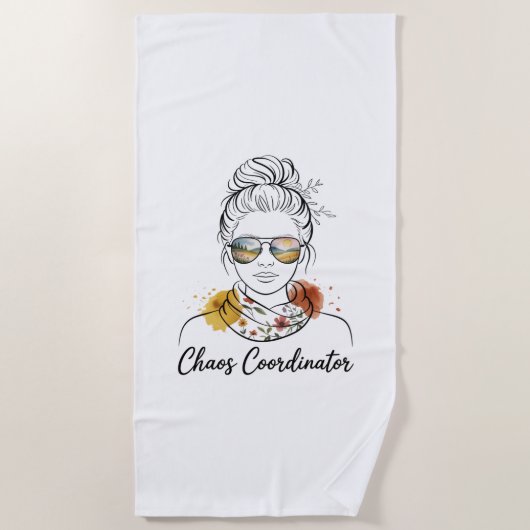 Chaos Coordinator﻿ ビーチタオル (正面)