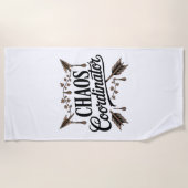 Chaos Coordinator ビーチタオル (正面)