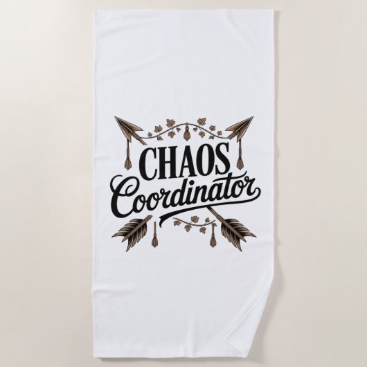 Chaos Coordinator ビーチタオル (正面)