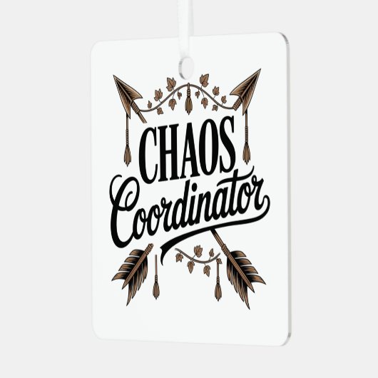 Chaos Coordinator メタルオーナメント (正面左)