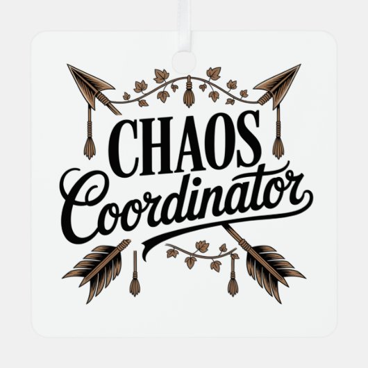 Chaos Coordinator メタルオーナメント (正面)