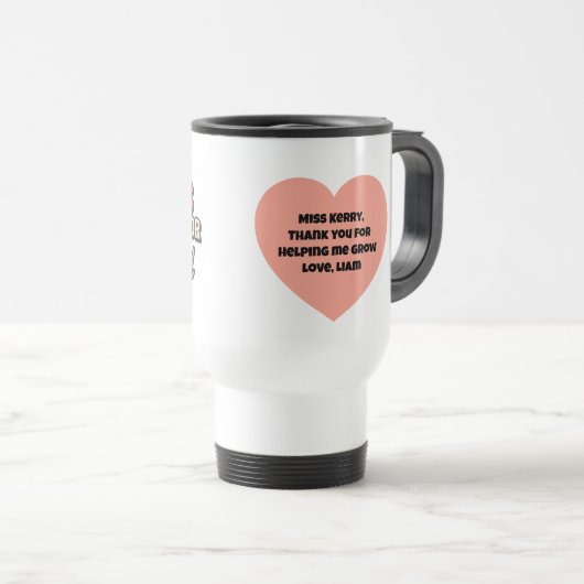 Chaos Coordinator Caffeine Powered Gratitude トラベルマグ (正面右)