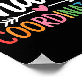 Chaos Coordinator Funny Teacher Student Back To Sc ポスター (角)