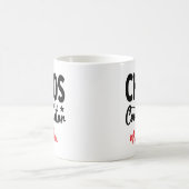 Chaos Coordinator Notebook – Funny Teacher Quote コーヒーマグカップ (中央)