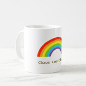 Chaos Coordinator Rainbow コーヒーマグカップ (正面左)