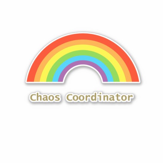Chaos Coordinator Rainbow シール (正面)