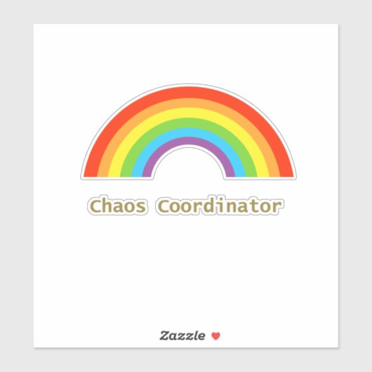 Chaos Coordinator Rainbow シール (シート)