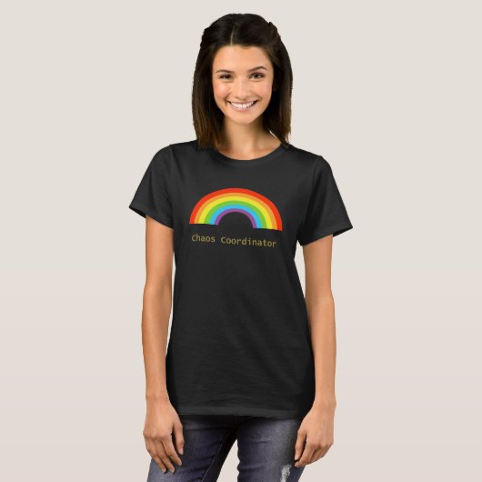 Chaos Coordinator Rainbow Tシャツ (正面フル)