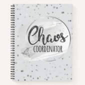 Chaos Coordinator Silver Notebook Planner ノートブック (正面)