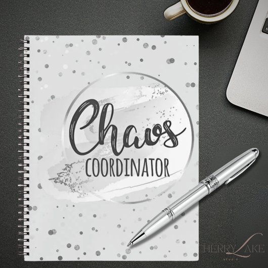 Chaos Coordinator Silver Notebook Planner ノートブック