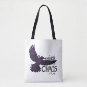 Chaos Crow Tapestry トートバッグ (正面)