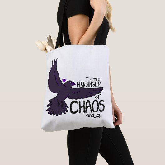 Chaos Crow Tapestry トートバッグ (クローズアップ)