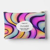  Chaos & Essentials – Abstract Design Personalized アクセサリーポーチ (裏面)