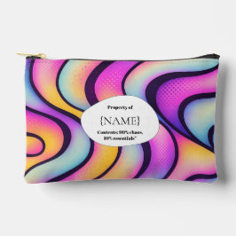  Chaos & Essentials – Abstract Design Personalized アクセサリーポーチ