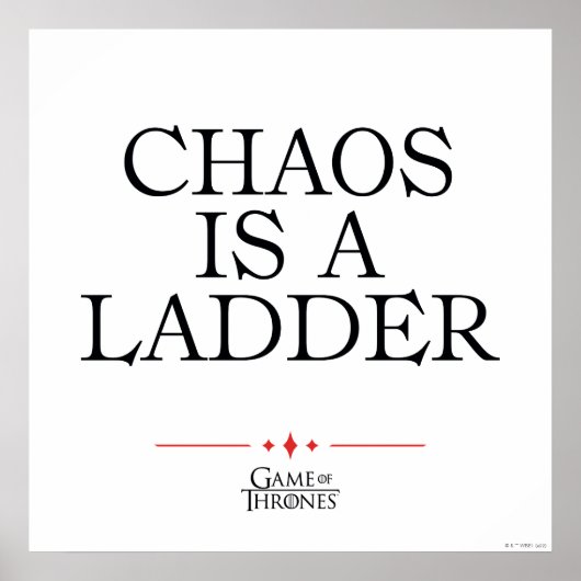 Chaos Is A Ladder ポスター (正面)