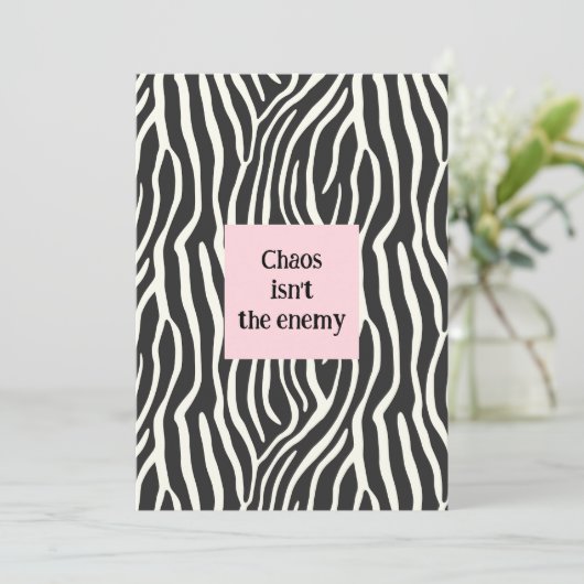 Chaos isn't the enemy 招待状 (スタンド正面)