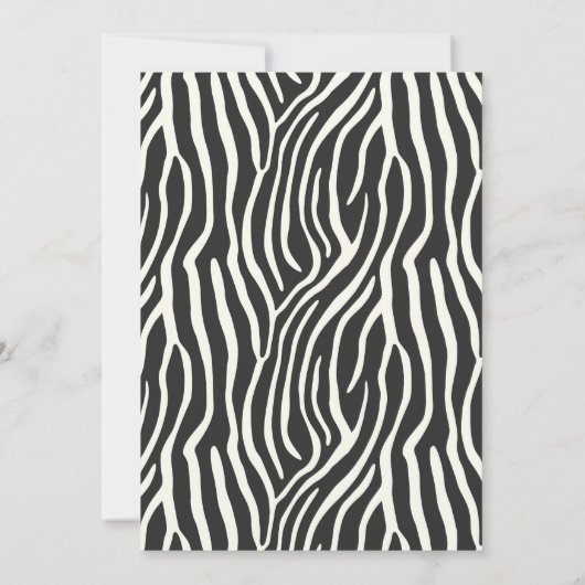 Chaos isn't the enemy 招待状 (裏面)