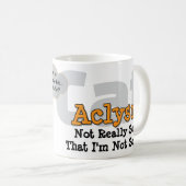 Chaos Kitty Mug: Not Sorry コーヒーマグカップ (正面右)